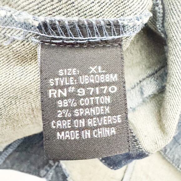 Marianne Dark Wash Denim Sleeveless Vest Jacket Size XL - Picture 3 of 4